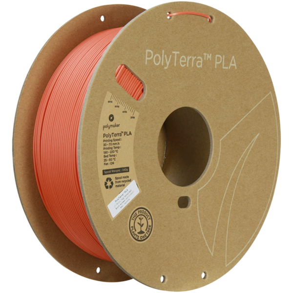 Polymaker PolyTerra PLA Muted Rouge (Red)