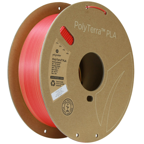 Polymaker PolyTerra PLA Sunrise (Rouge-Jaune)