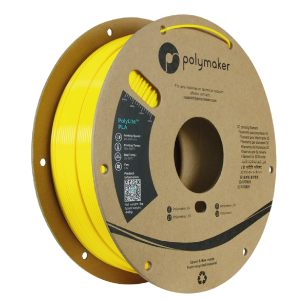 Polymaker PolyLite™ PLA Silk Jaune (Yellow)