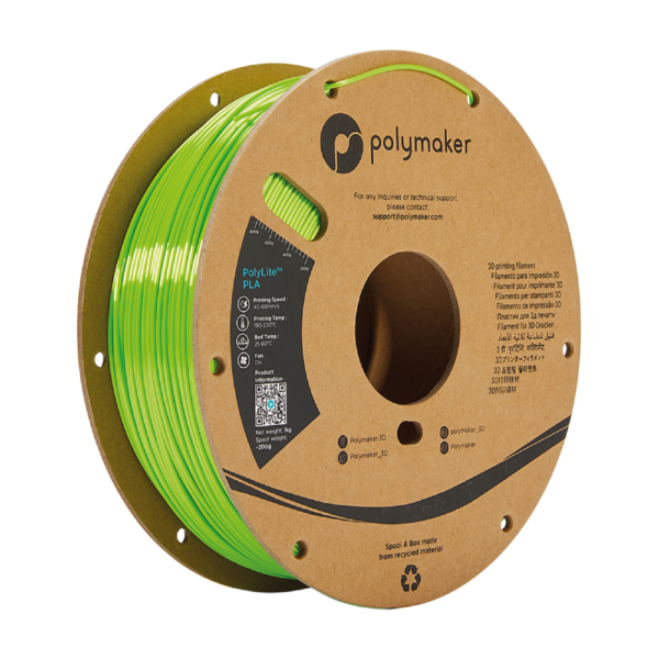 Polymaker PolyLite™ PLA Silk Citron Vert (Lime)