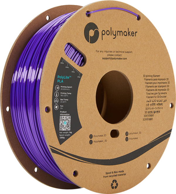 Polymaker PolyLite™ PLA Silk Violet (purple)