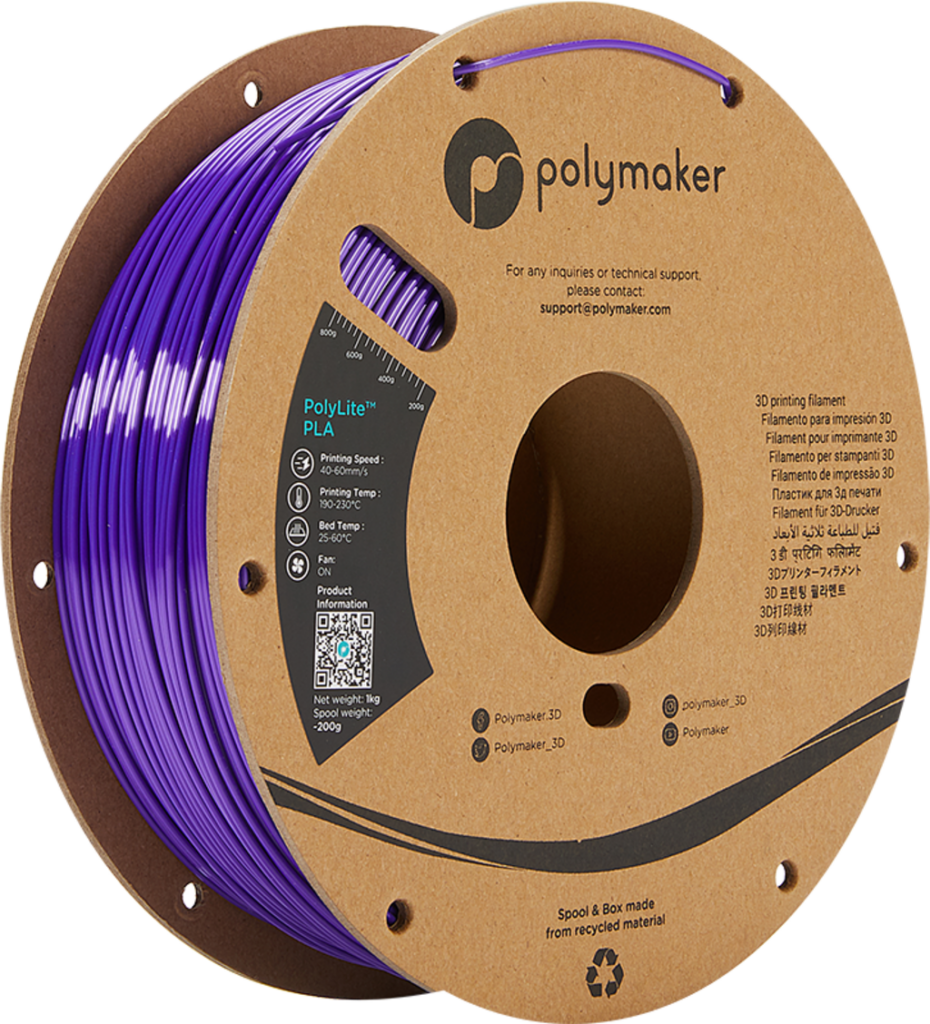 Polymaker PolyLite™ PLA Silk Violet (purple)