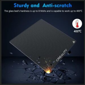 Creality - lit en verre zone de 220*220mm