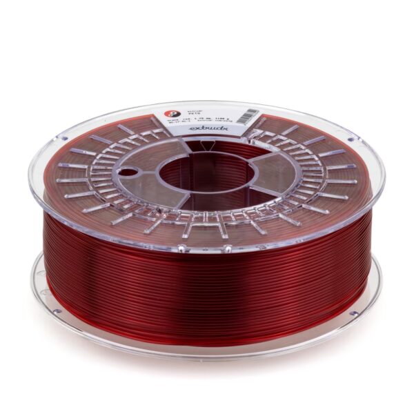 Extrudr PETG Rouge Transparent 1.75mm 1kg