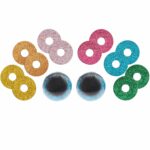 Set d’yeux de sécurité scintillants 30 mm – 6 couleurs – Rico Design