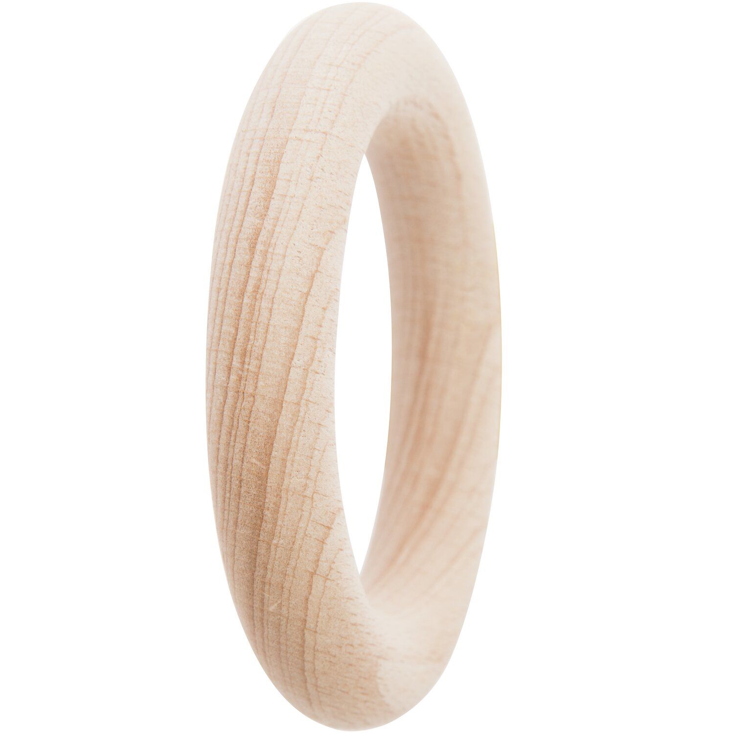 Anneau en bois de hêtre 7 cm – Base pour anneau de dentition et créations crochet - Rico design – Image 2