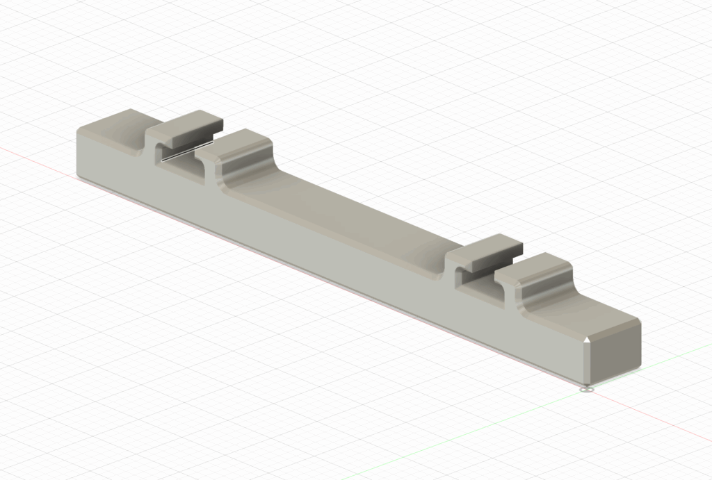 Traverse de chemin de fer HO 1/87 imprimée en 3D pour maquettes ferroviaires