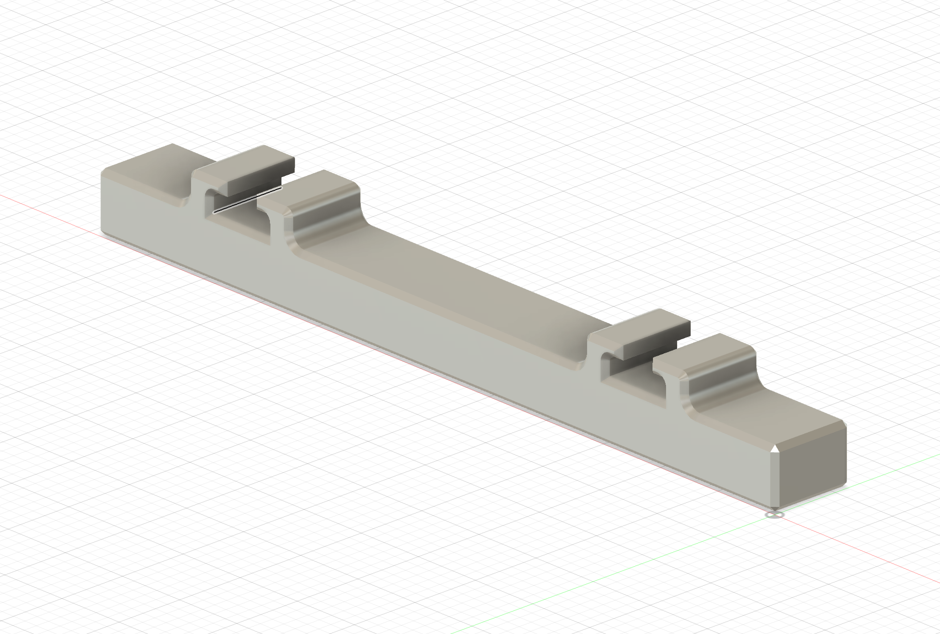 Traverse de chemin de fer HO 1/87 imprimée en 3D pour maquettes ferroviaires