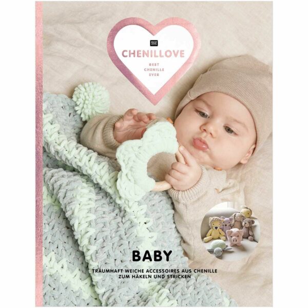 Livre Baby Chenillove avec 21 modèles crochet et tricot pour bébés