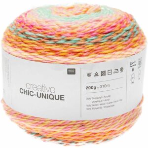 Pelote Creative Chic-Unique 200g fil dégradé pour tricot et crochet