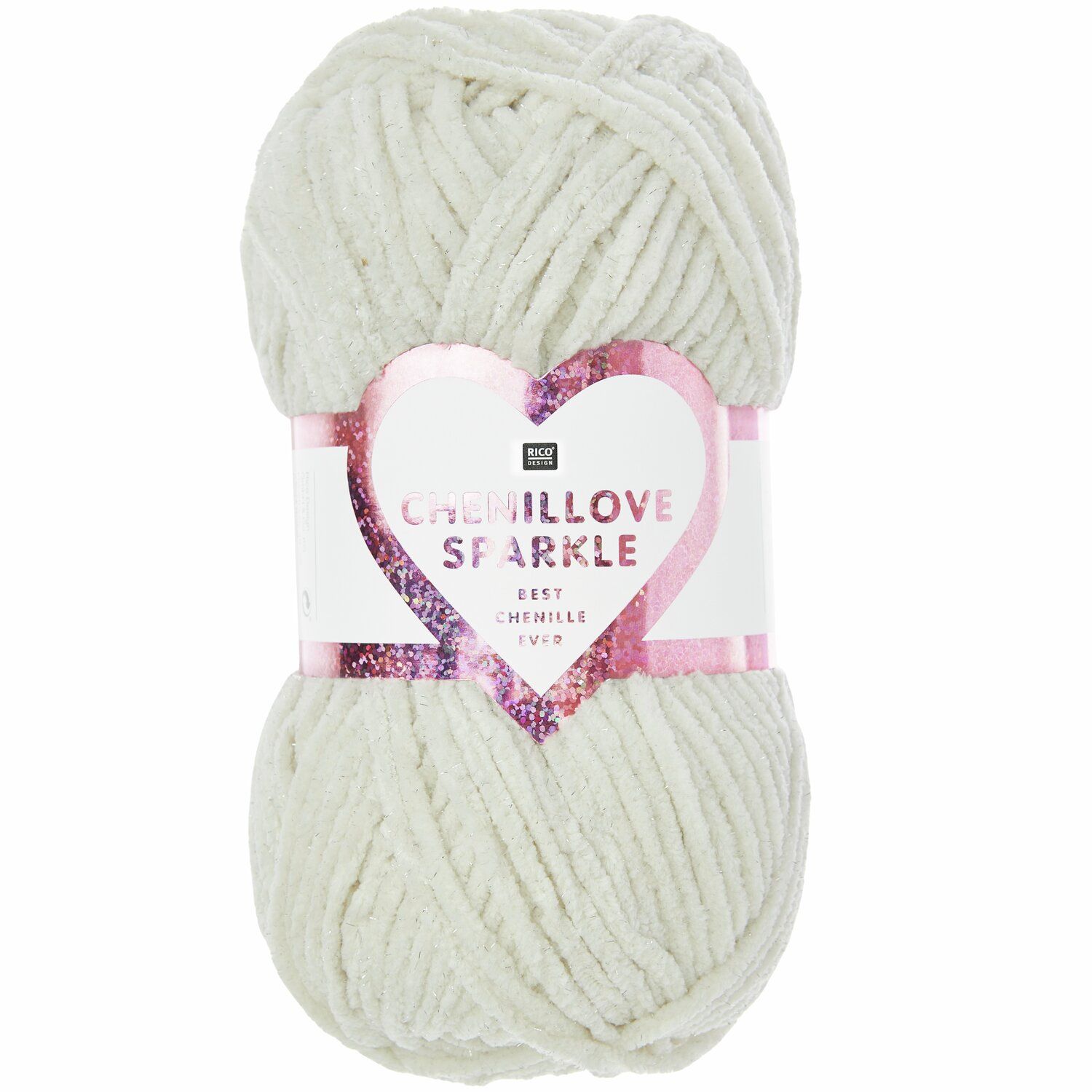 Creative Chenillove Sparkle – Fil chenille polyester pour crochet et tricot pailletté