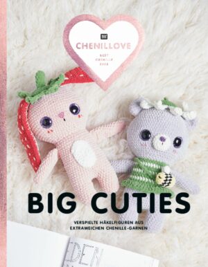 Livre Chenillove Big Cuties avec 7 modèles crochet d’animaux