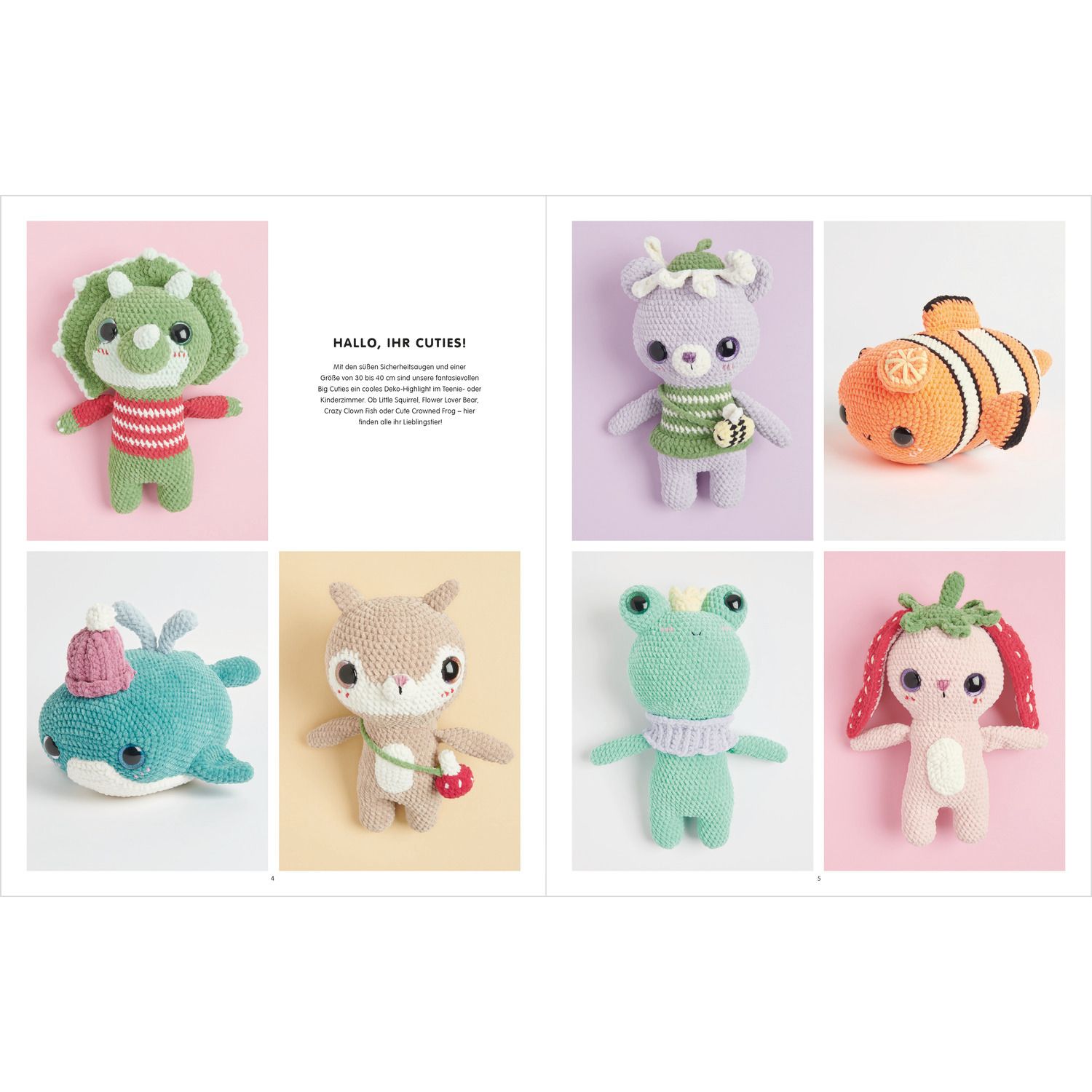 Chenillove Big Cuties – Livre de modèles crochet d’adorables animaux – Image 9