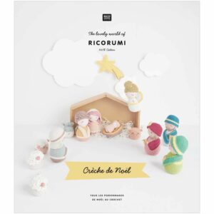 Livre Ricorumi Crèche de Noël avec modèles au crochet