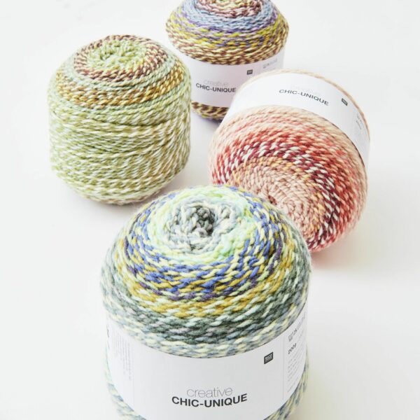 Creative Chic-Unique – Pelote 200g fil dégradé tricot et crochet