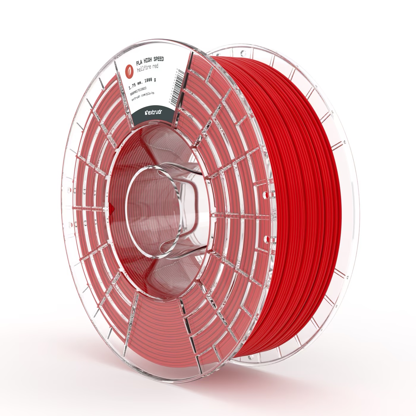 Extrudr PLA High Speed Rouge enfer (Hellfire Red) 1,75 mm