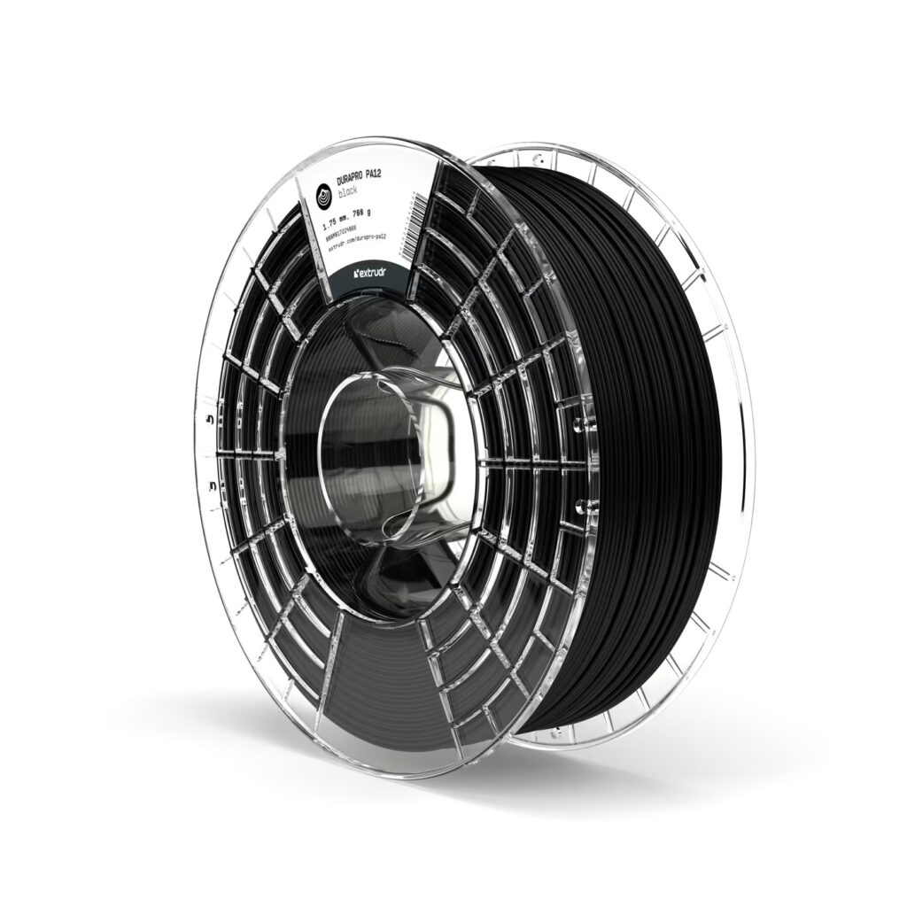 Extrudr DURAPRO PA12 (Nylon) 700g noir (black)