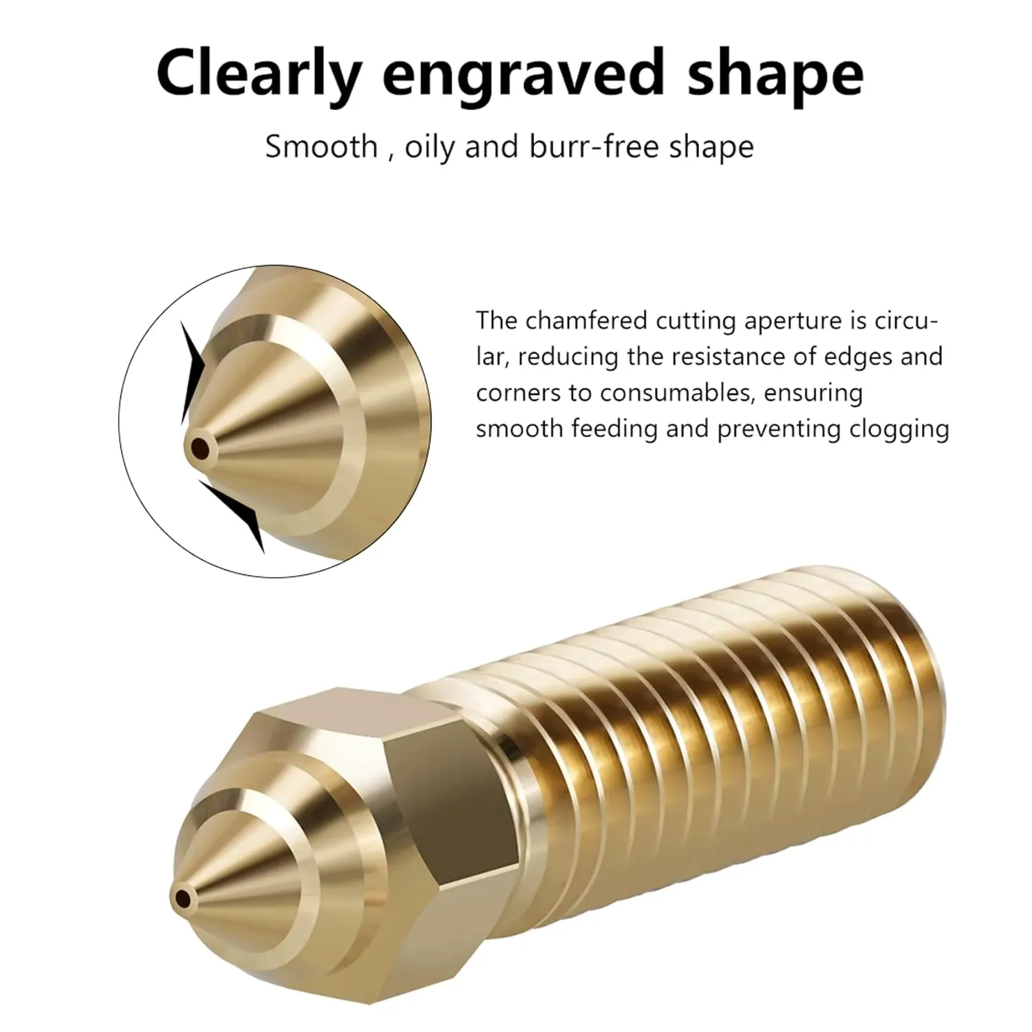 Lot de 5 Buses en Laiton Creality (0,4 mm) – pour Ender-3 V3 SE/ KE ; K1/K1 Max/CR-10 SE – Image 4