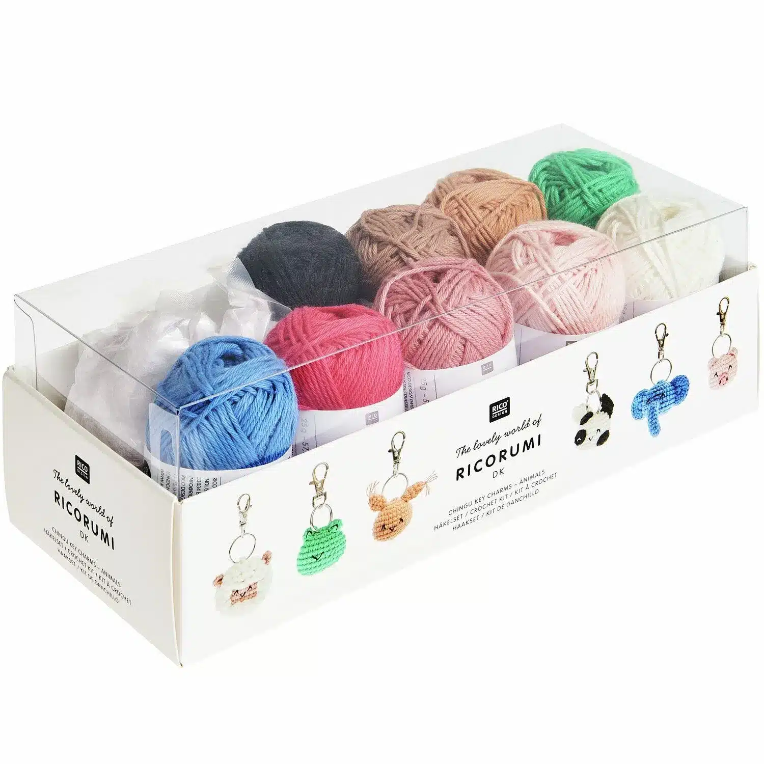 Kit crochet Ricorumi Chingu Animals Porte-clés – Image 2
