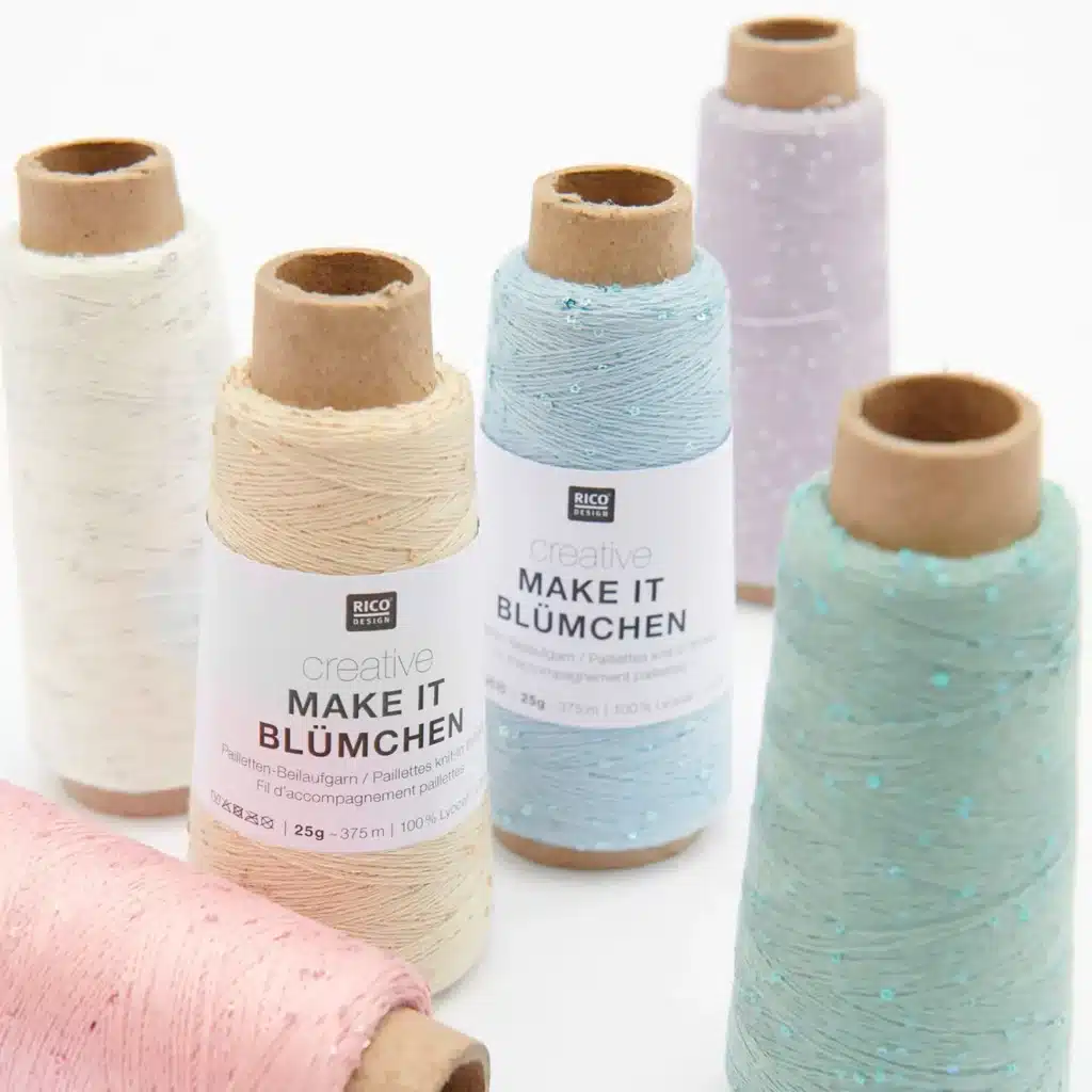 Fil Creative Make It Blümchen de Rico Design avec petites fleurs colorées