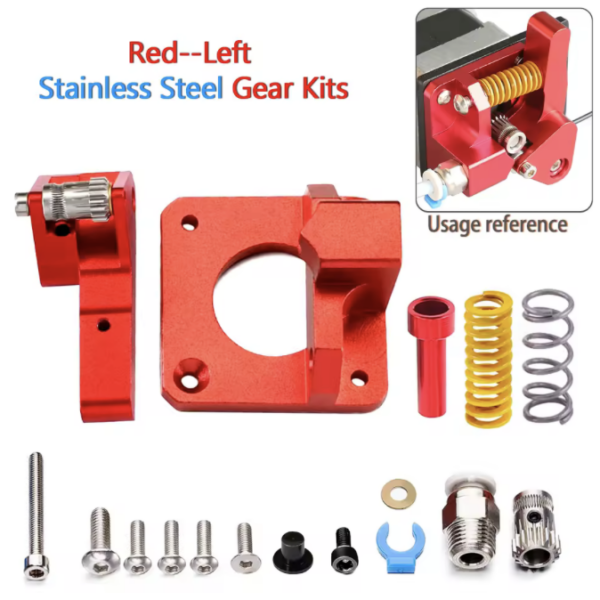Extrudeuse double engrenage pour Creality imprimante 3D Filament 1.75mm Gauche