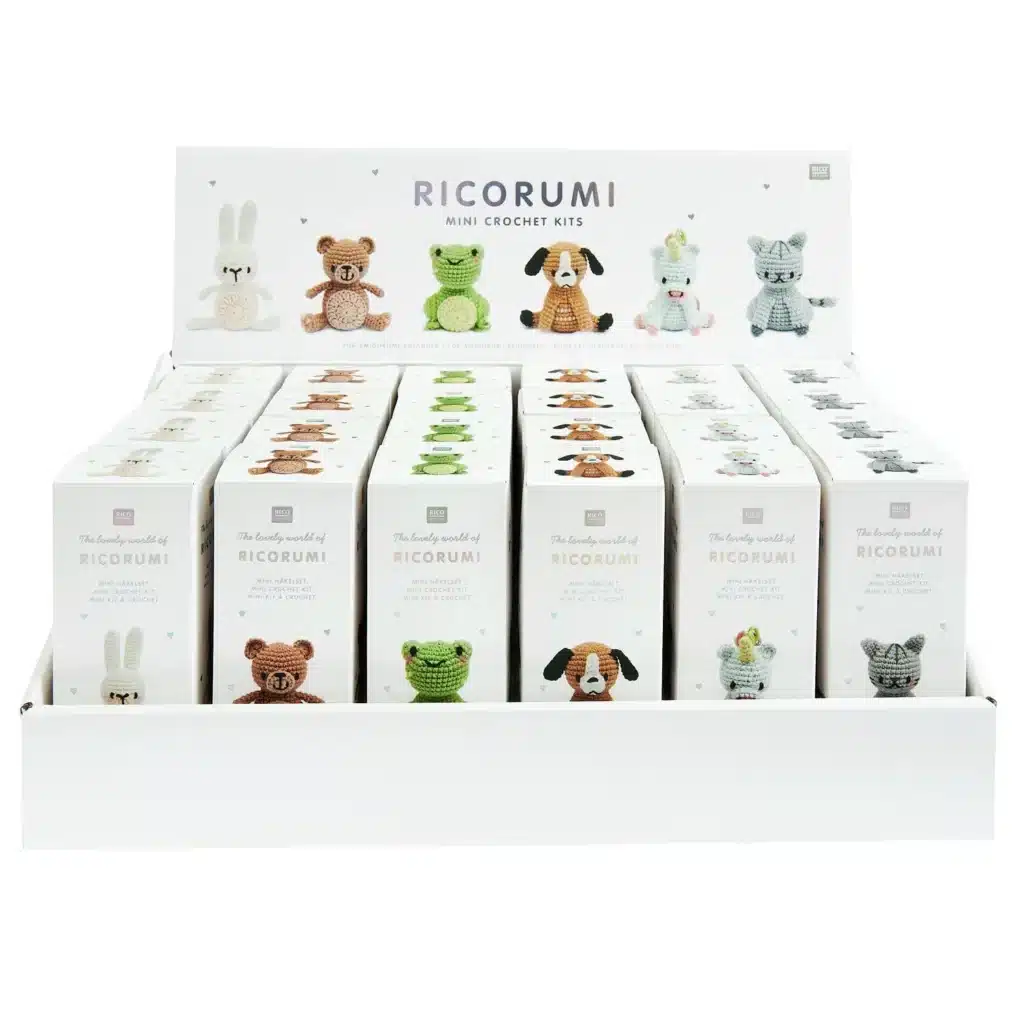 Kit crochet débutant Ricorumi Mini Easy figurine amigurumi animal Rico Design