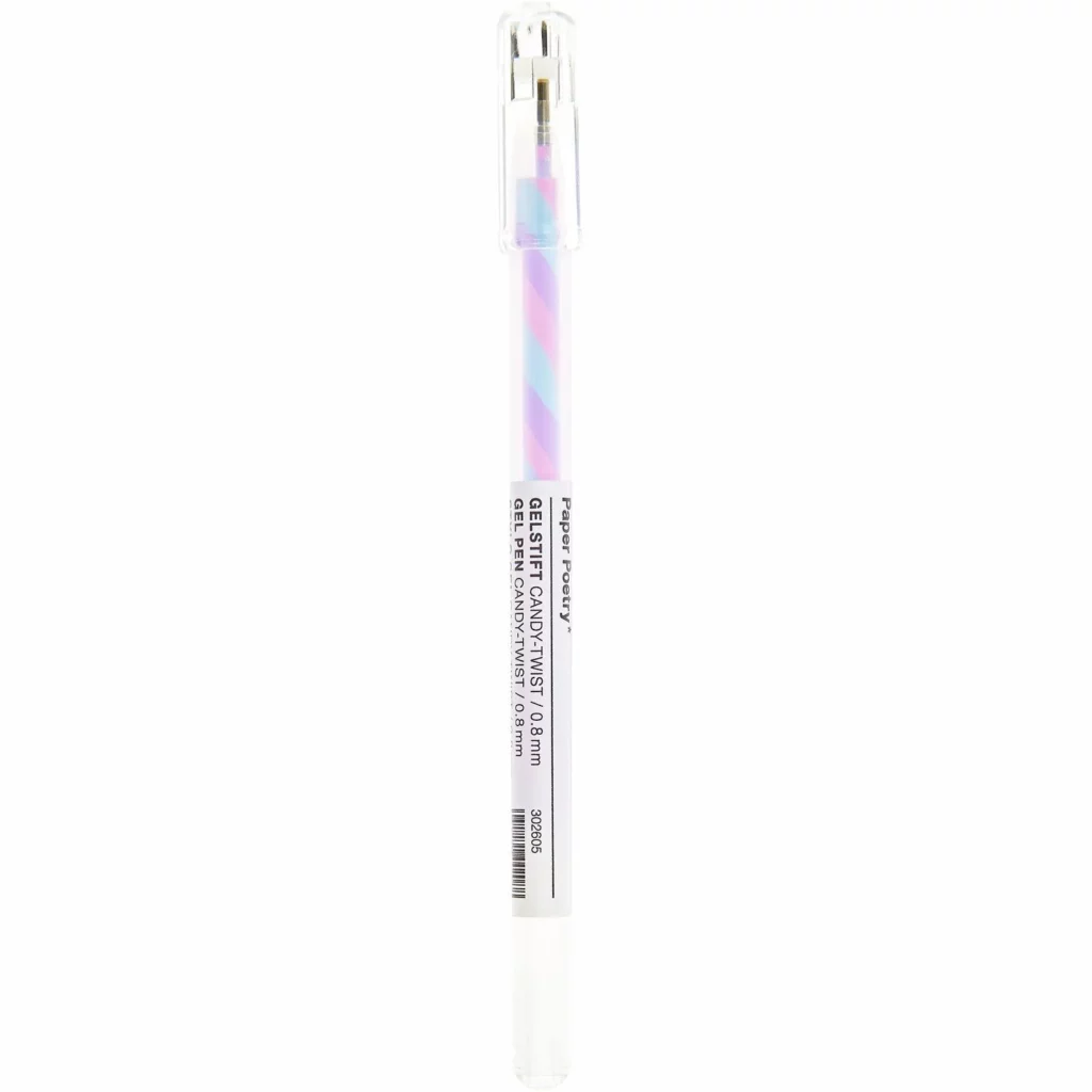Stylo gel original Neon-Twist mine tricolore spirale fluo 0,8 mm Paper Poetry