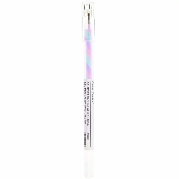 Stylo gel original Neon-Twist mine tricolore spirale fluo 0,8 mm Paper Poetry
