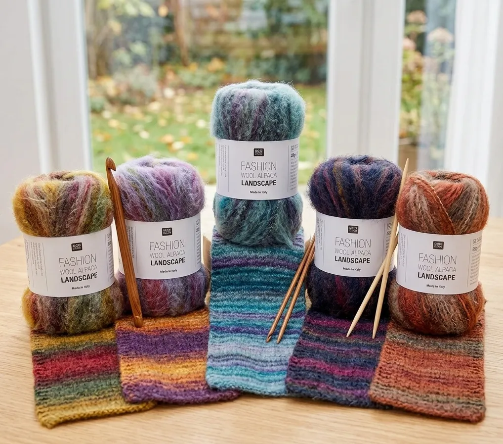 Laine Rico Design – Fashion Wool Alpaca Landscape 25g